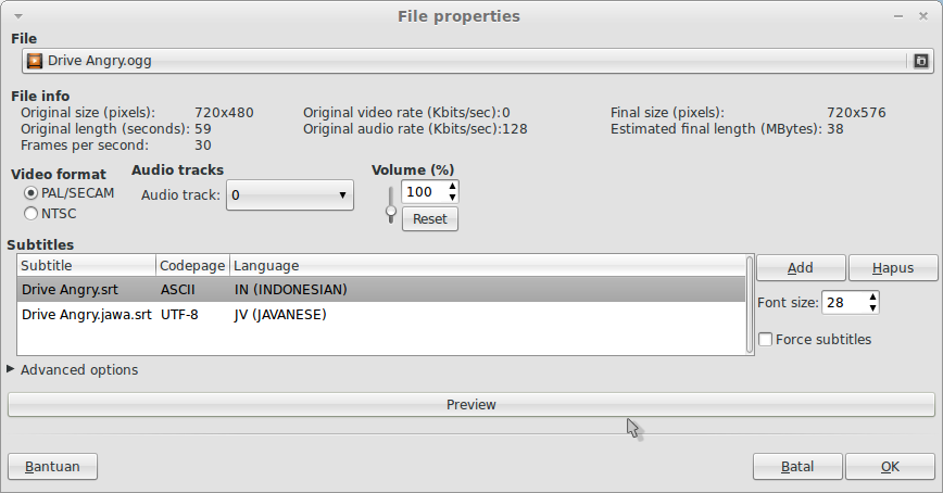 File properties c