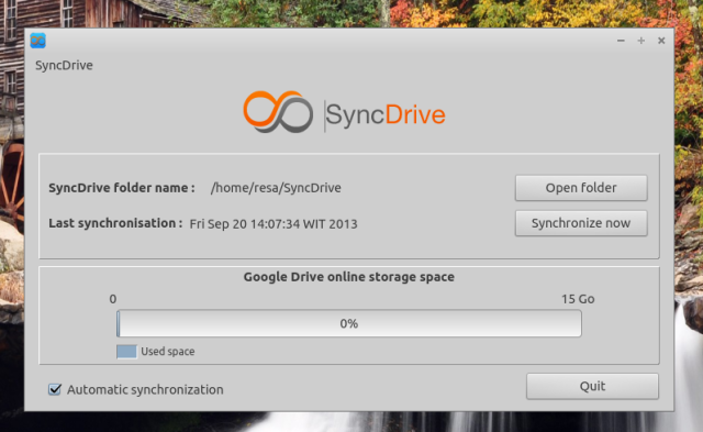 google drive desktop linux