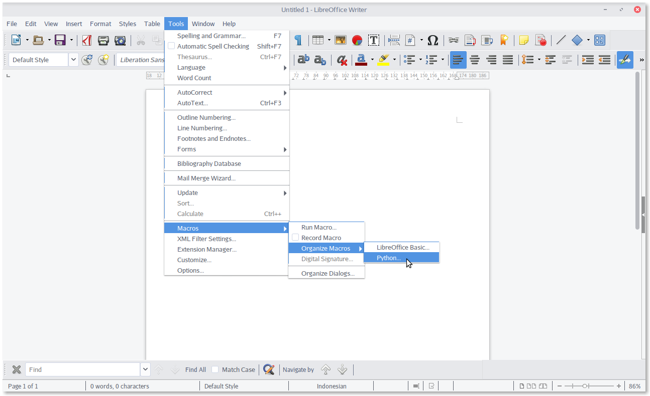 Как поменять шрифт презентации в libreoffice